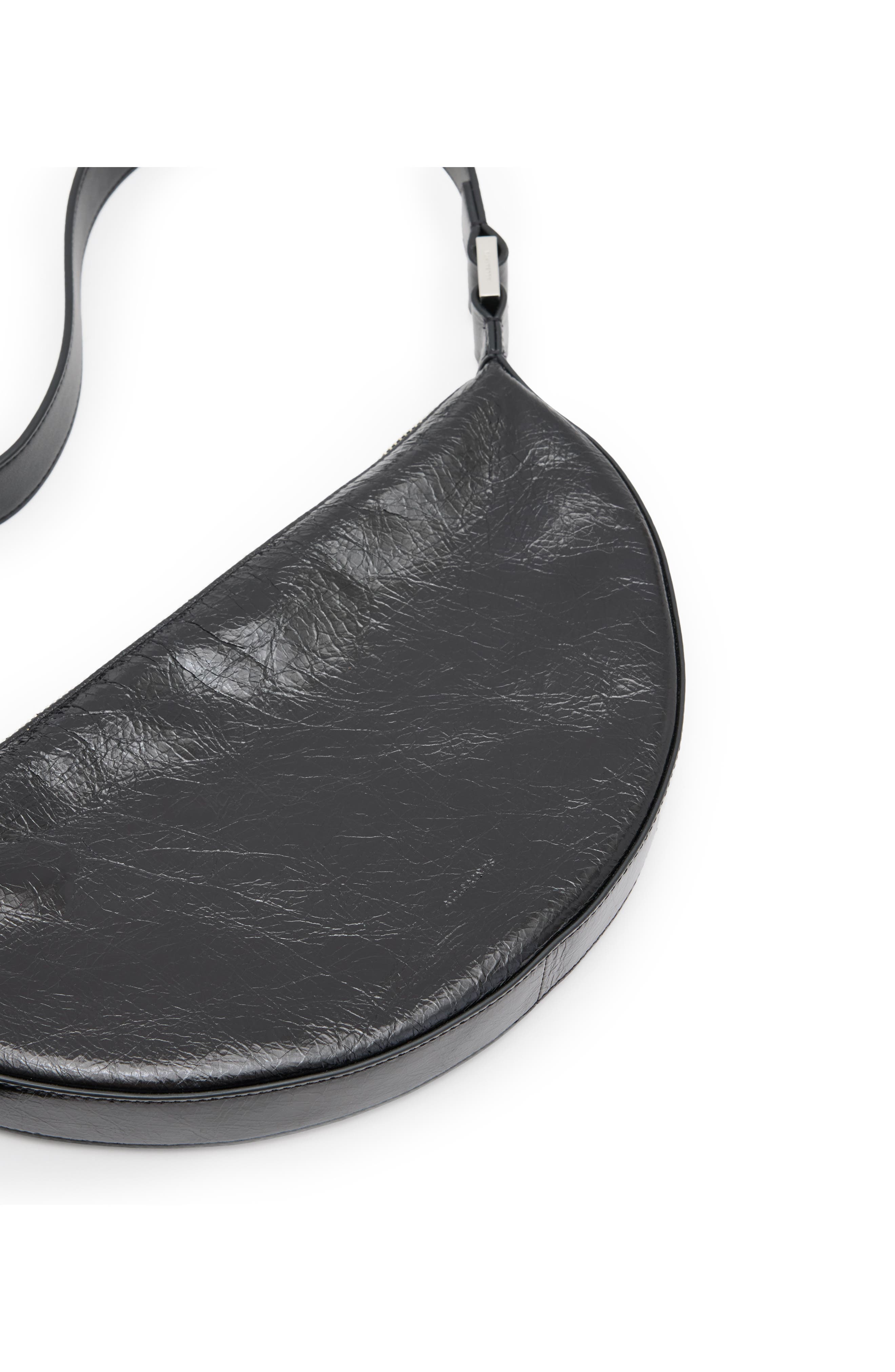 AllSaints Half Moon Crossbody Bag, Alternate, color, 