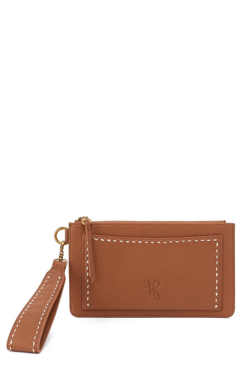 HOBO Hart Leather Wristlet, Main, color, 