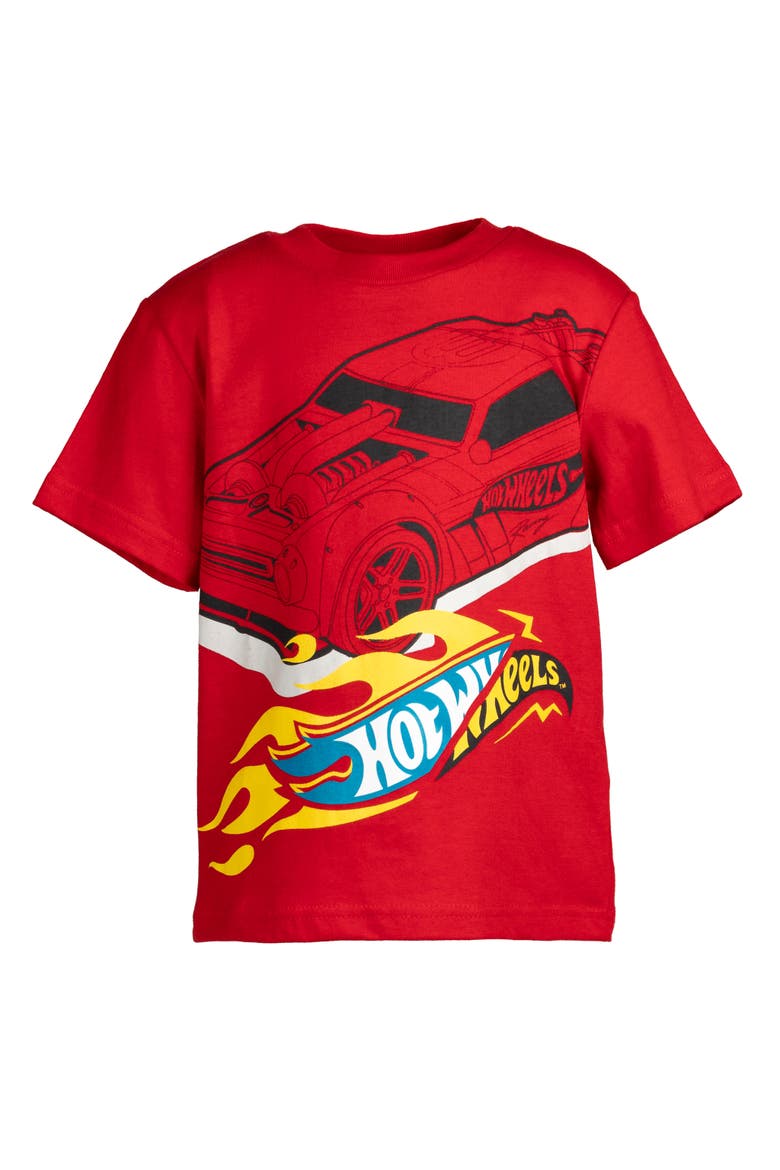 3-Pack Short Sleeve Tees, Alternate, color, Red Grey Black
