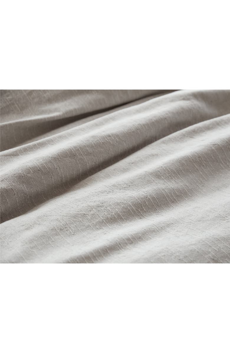 Coyuchi Toro Canyon Organic Cotton Duvet Cover, Alternate, color, Sterling