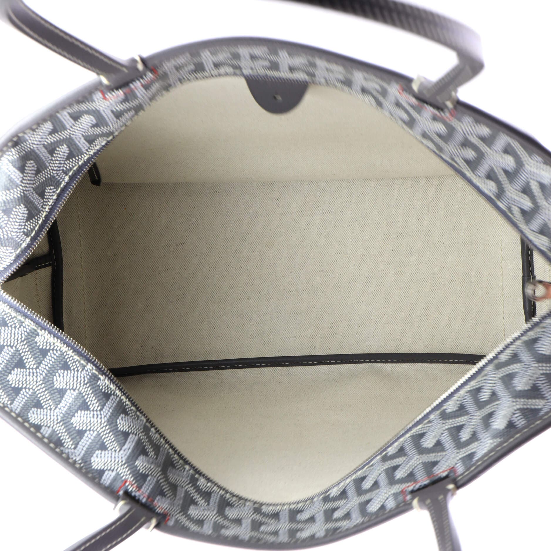 Pre-Owned Goyard Artois Tote Coated Canvas PM, Alternate, color, Gray