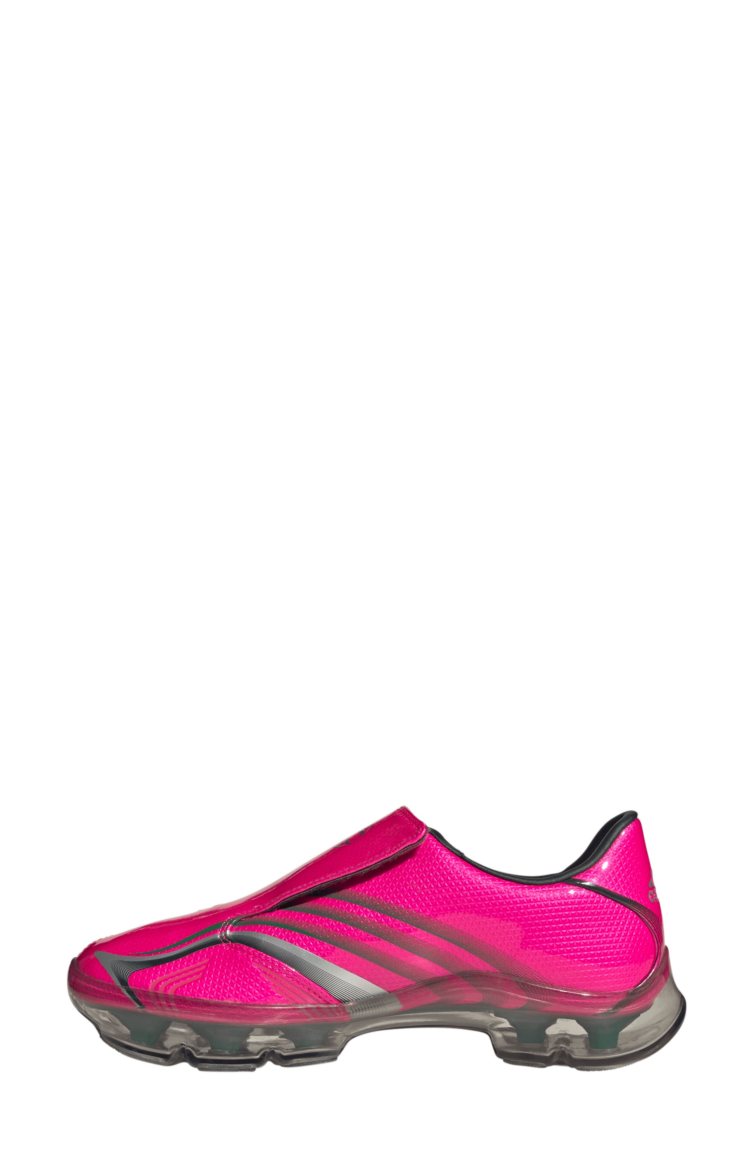 adidas Adiframe F50 Running Sneaker, Alternate, color, Shock Pink/ Green/ Silver