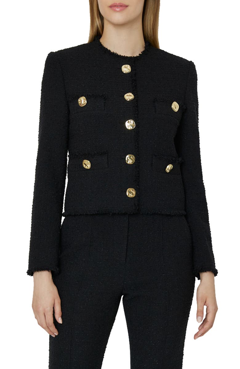 Milly Reign Bouclé Jacket, Main, color, 