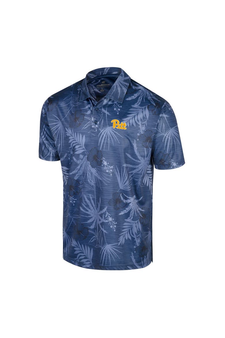 Men's Colosseum Royal Pitt Panthers Palms Team Polo, Alternate, color, Royal