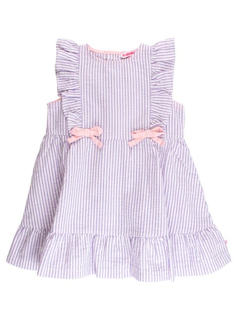 Sleeveless Pinafore Bow Dress