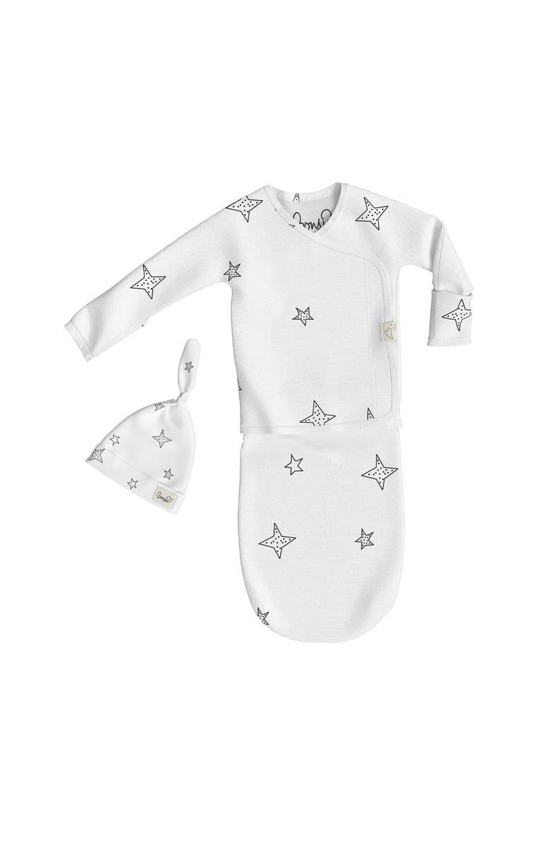 Bonsie Baby Skin to Skin Girl or Boy, Bag and Hat Set, Main, color, Stars