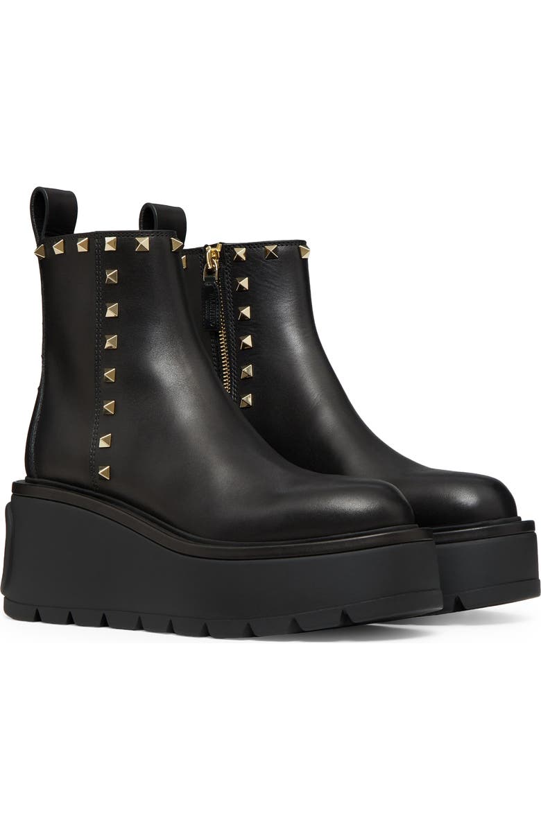 Valentino Garavani Uniqueform VLOGO Platform Cheslea Boot, Main, color,