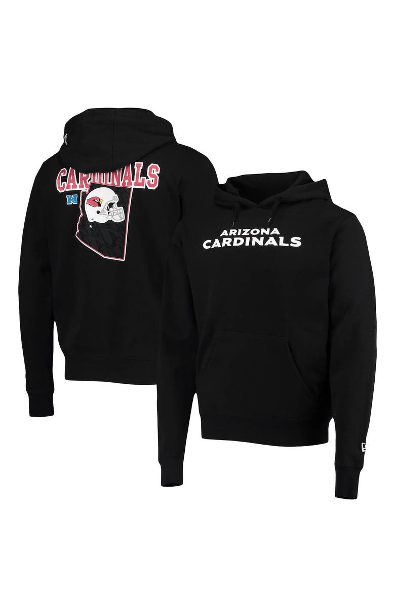 New Era Men's New Era Black Arizona Cardinals Local Pack Pullover Hoodie, Main, color, 