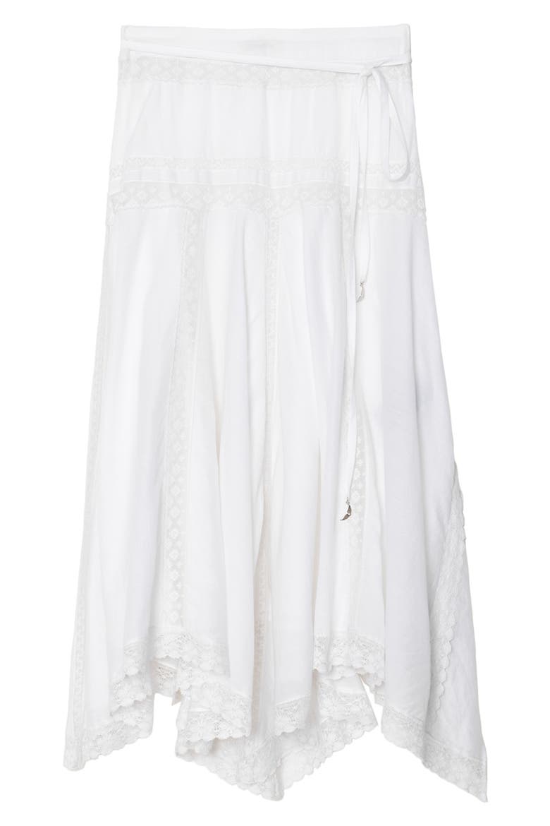 Jetro Lace Midi Skirt, Alternate, color, JUDO