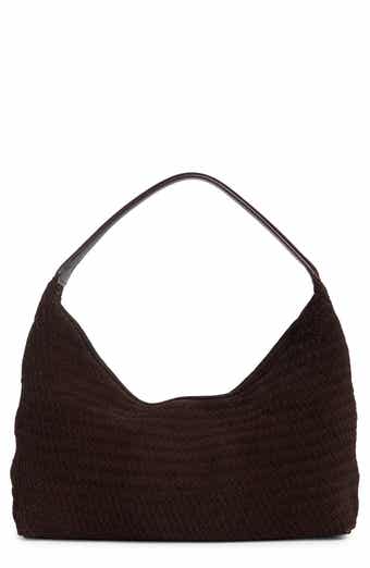 The Mylie Woven Suede Shoulder Bag