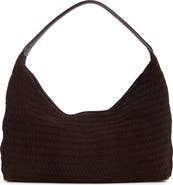 Madewell The Mylie Woven Suede Shoulder Bag