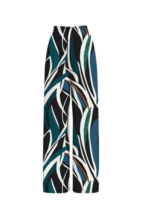 Diarrablu Leer Pants In Petal Teal