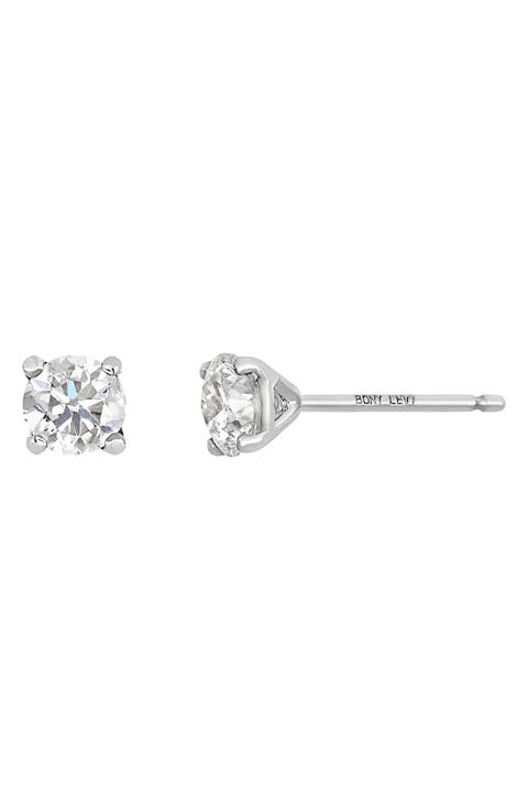 14K Gold Prong Diamond Stud Earrings - 1.00 ctw. (Nordstrom Exclusive)