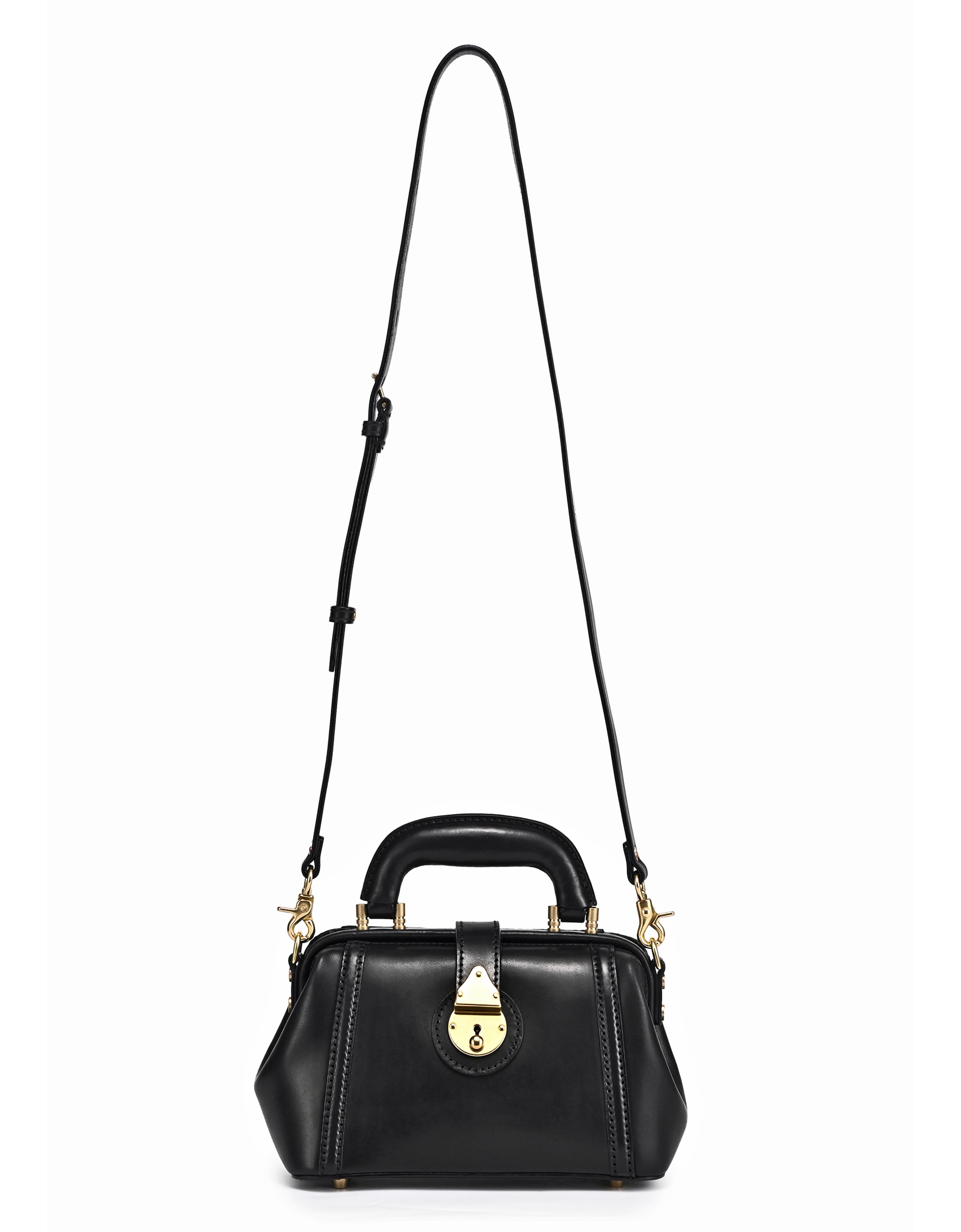 OLD TREND Azalea Genuine Leather Mini Doctor Satchel, Alternate, color, Black