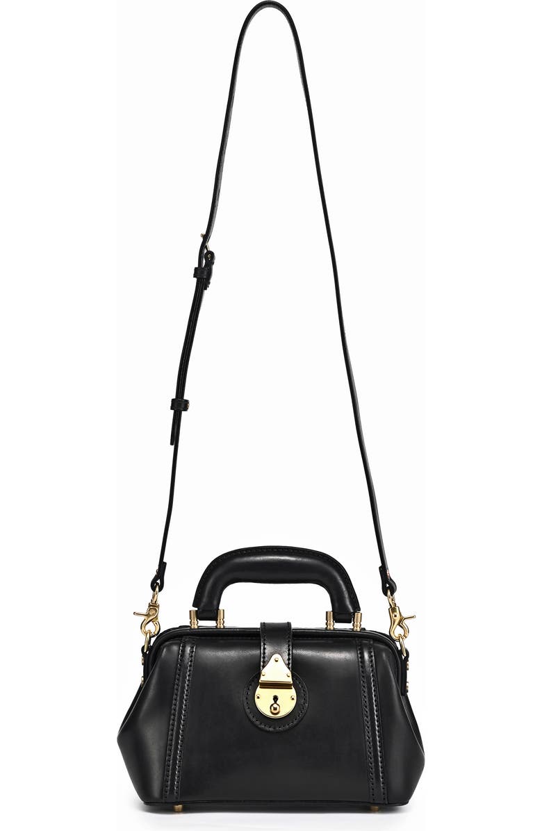 OLD TREND Azalea Genuine Leather Mini Doctor Satchel, Alternate, color, Black