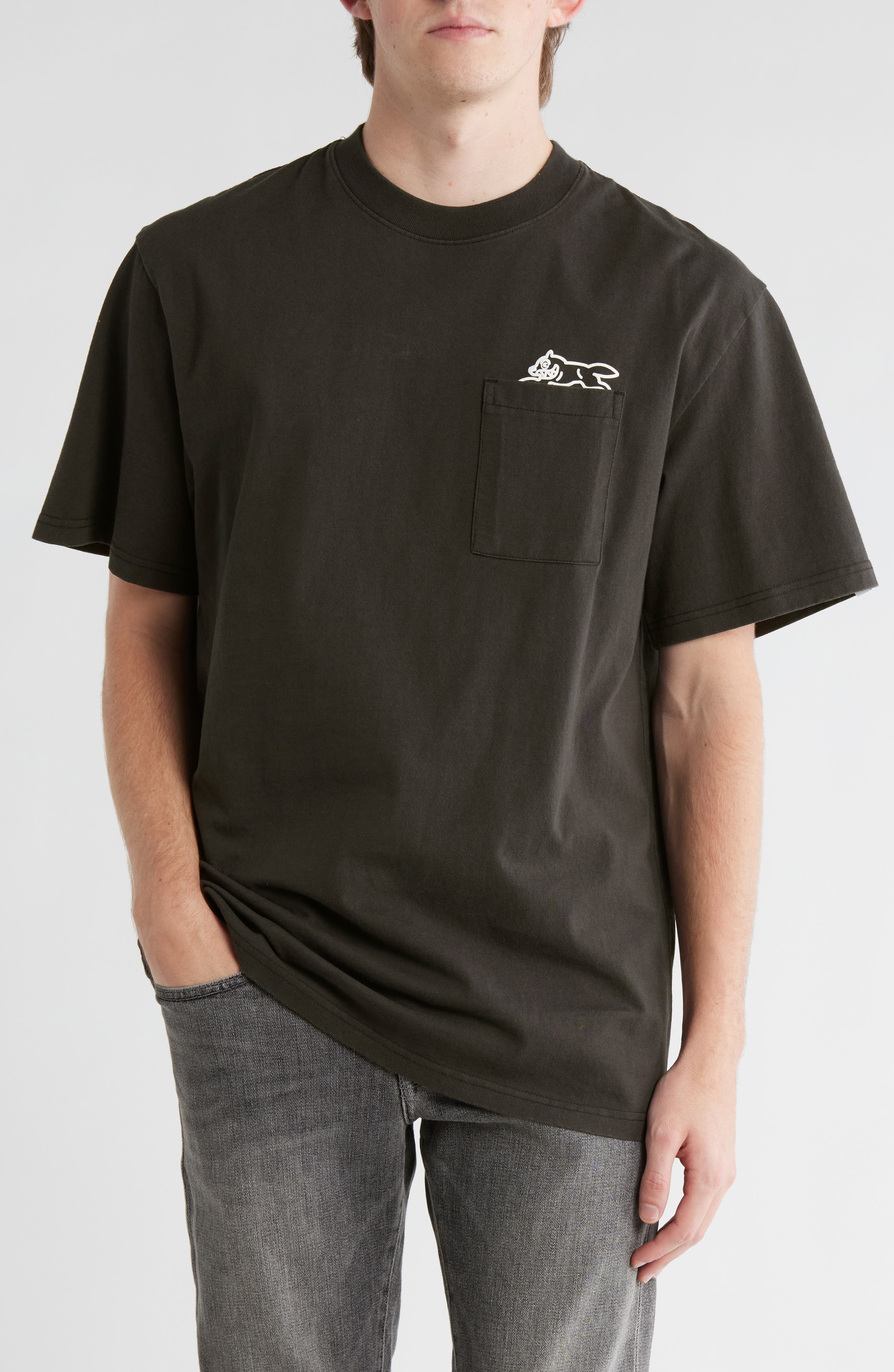 ICECREAM Running Dog Pocket T-Shirt