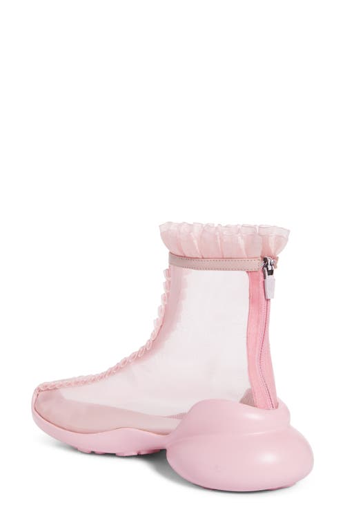 Collina Strada Pink Fctry Lab Edition Rufl Boots In Pink