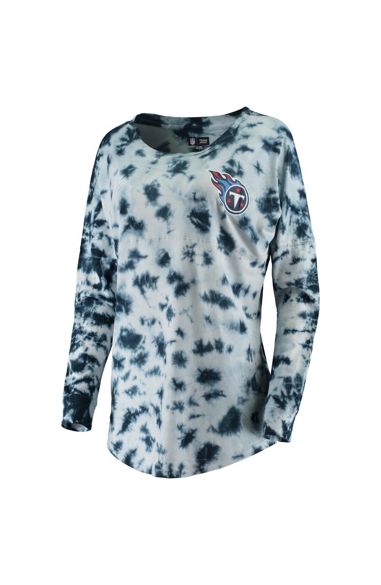 New Era Women's New Era Navy Tennessee Titans Tie-Dye Long Sleeve T-Shirt, Alternate, color, Navy