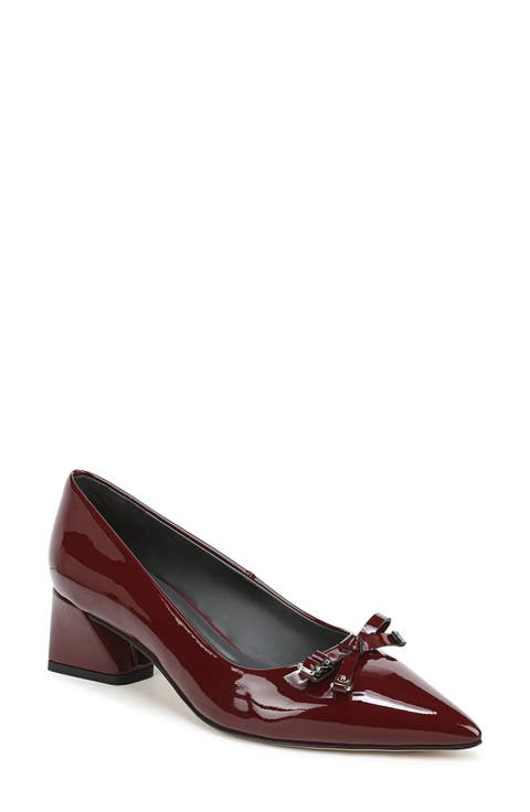 Racer Faux Leather Pump