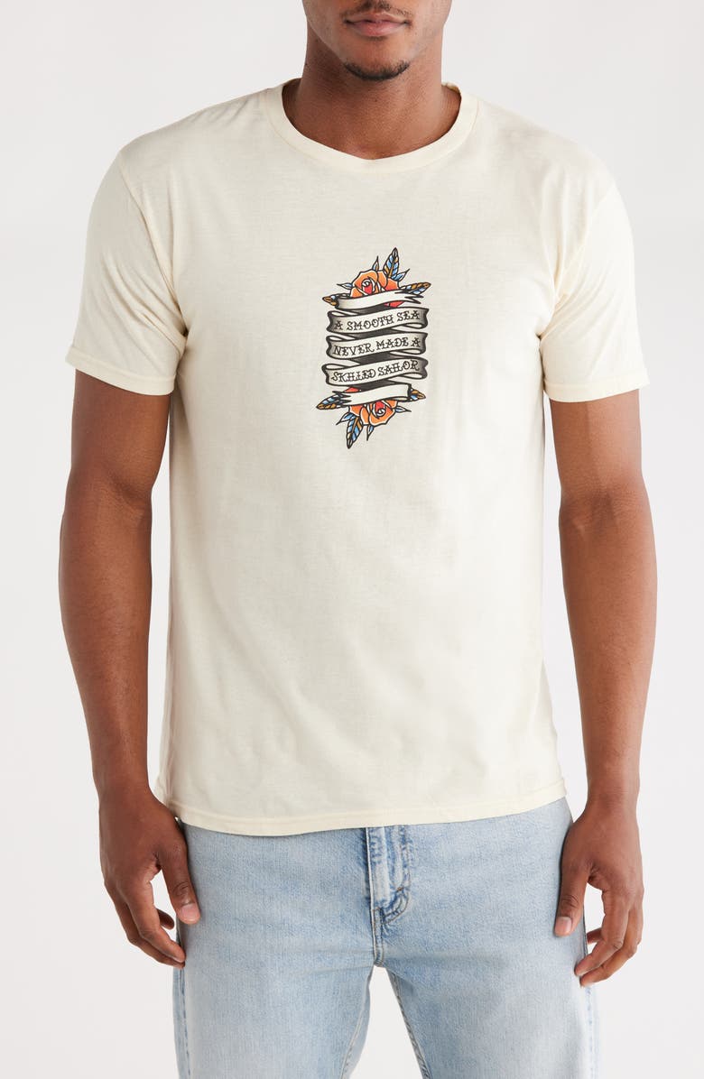 The Forecast Agency Smooth Sailing Graphic T-Shirt, Main, color, Natural