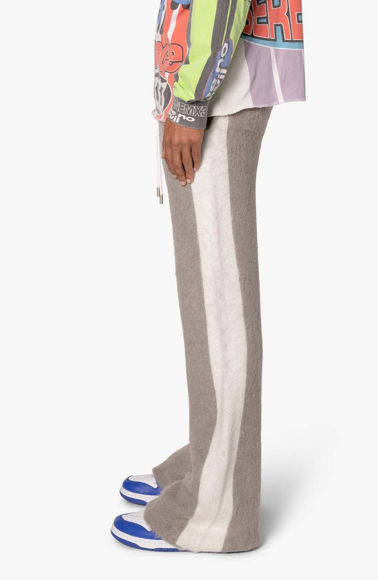 mnml Fuzzy Stripe Sweatpants, Alternate, color, 