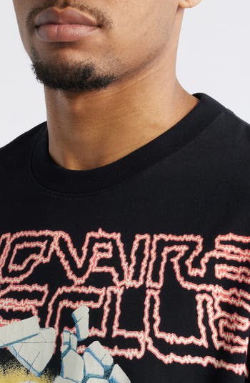 Abandon Planet Cotton Graphic T-Shirt