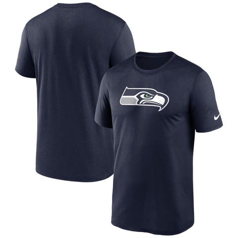 Men's Nike  College Navy Seattle Seahawks Legend Logo Performance T-Shirt