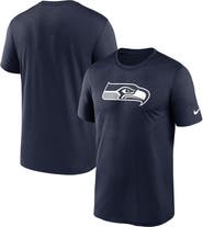 Nike Men's Nike  College Navy Seattle Seahawks Legend Logo Performance T-Shirt