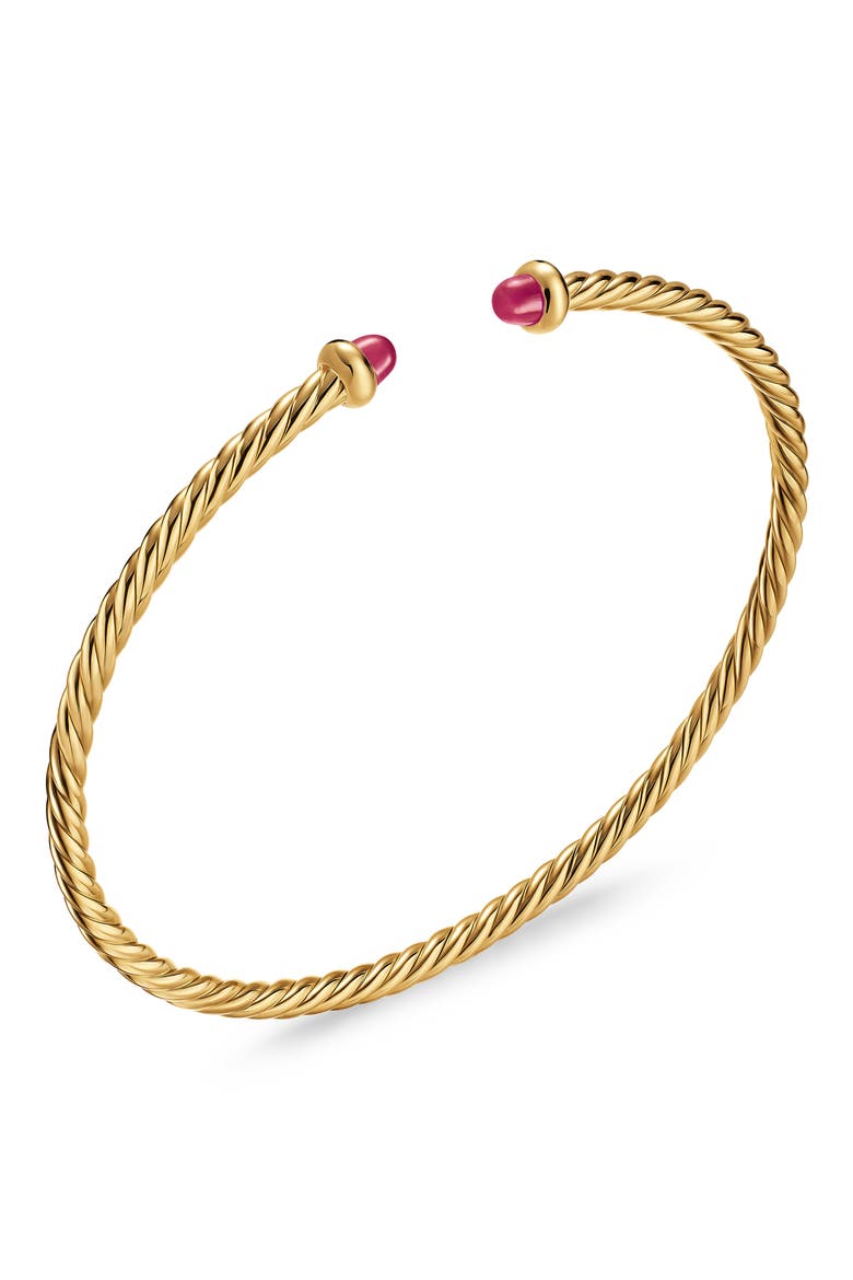 Micro Cable Flex Bracelet, Alternate, color, GOLD