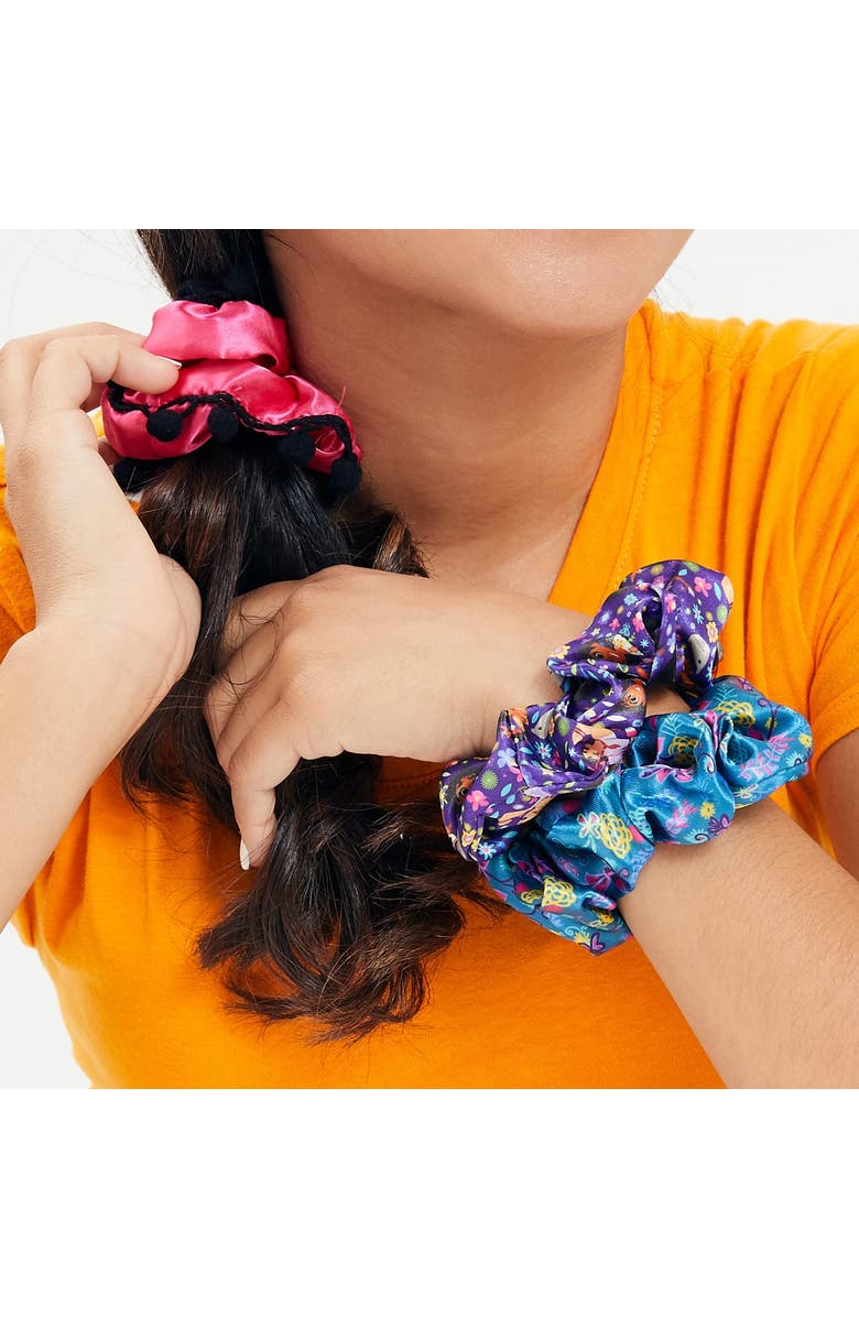 Disney Encanto Hair Clips and Hair Scrunchies Set, 3 Disney Hair Clips and 3 Disney Scrunchies, Alternate, color, Multi