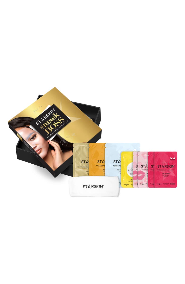 Starskin <sup>®</sup> Solid Gold Sheet Mask Set, Main, color, 