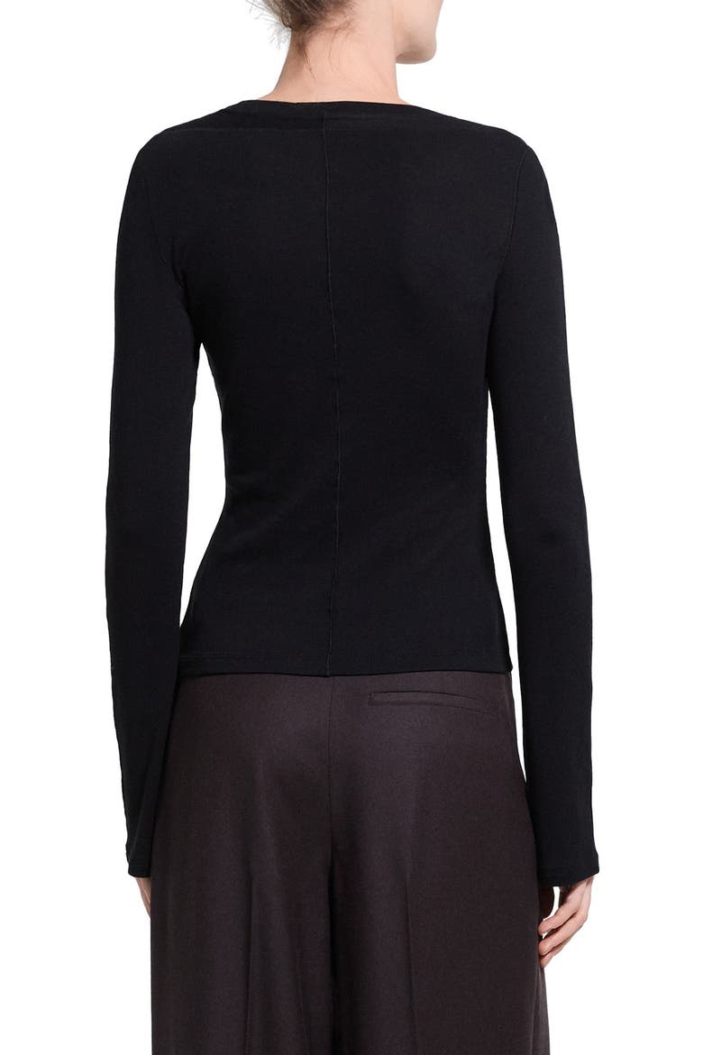 Pima Cotton & Modal Top, Alternate, color, BLACK - 001