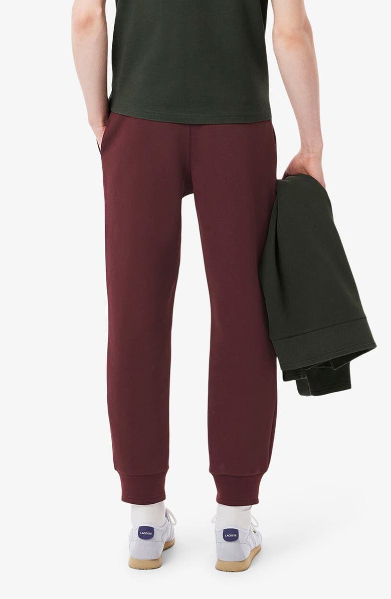 Lacoste Double Face Cotton Blend Piqué Joggers, Alternate, color, Bzd Expresso