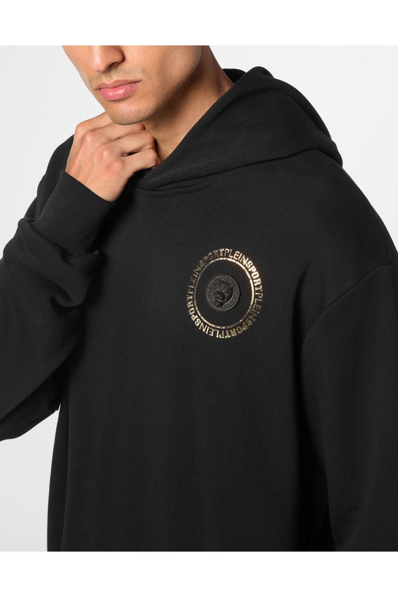 Hooded Sweatshirt Tiger Men, Alternate, color, black