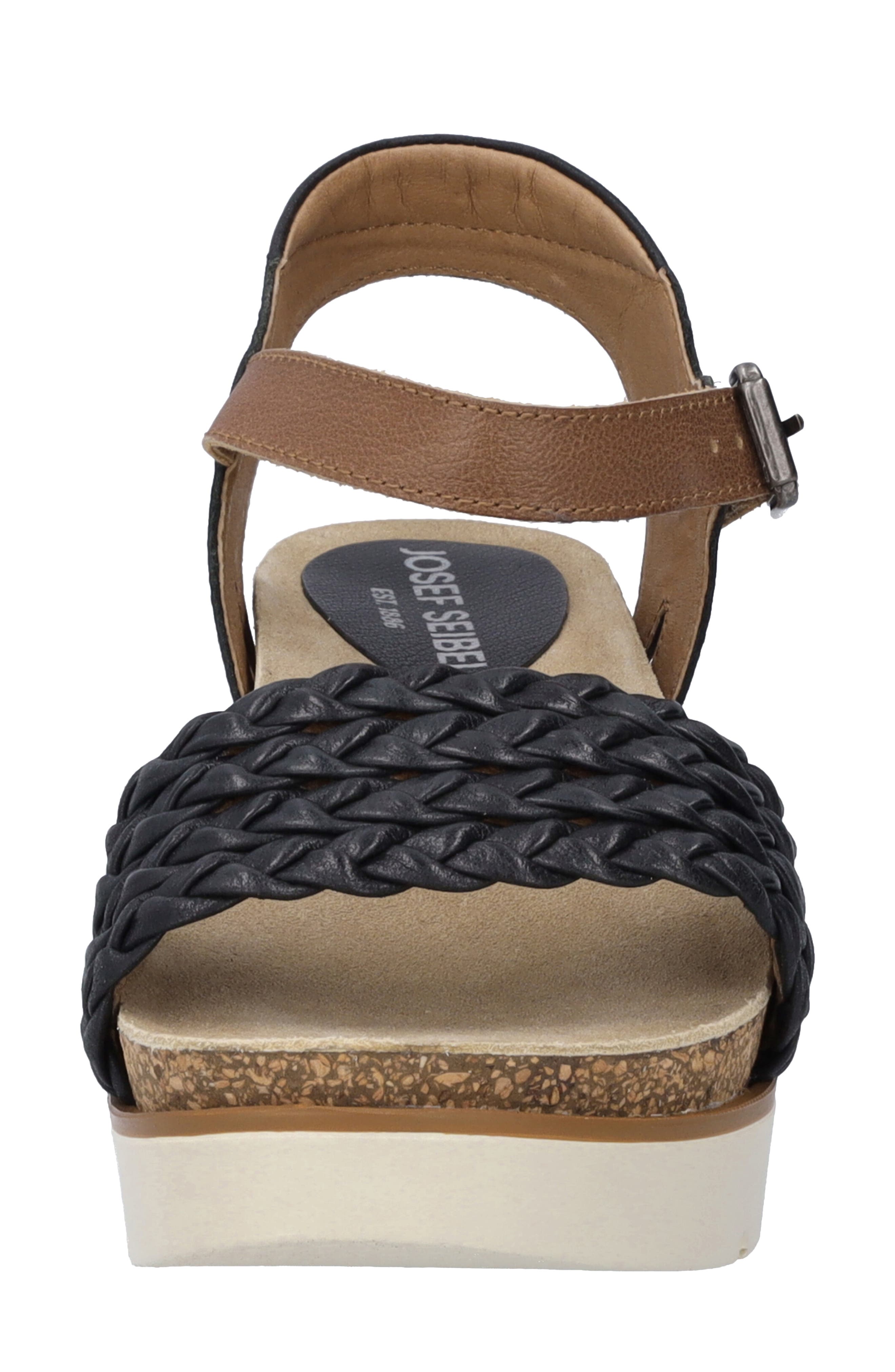 Josef Seibel Clea Braided Sandal, Alternate, color, 