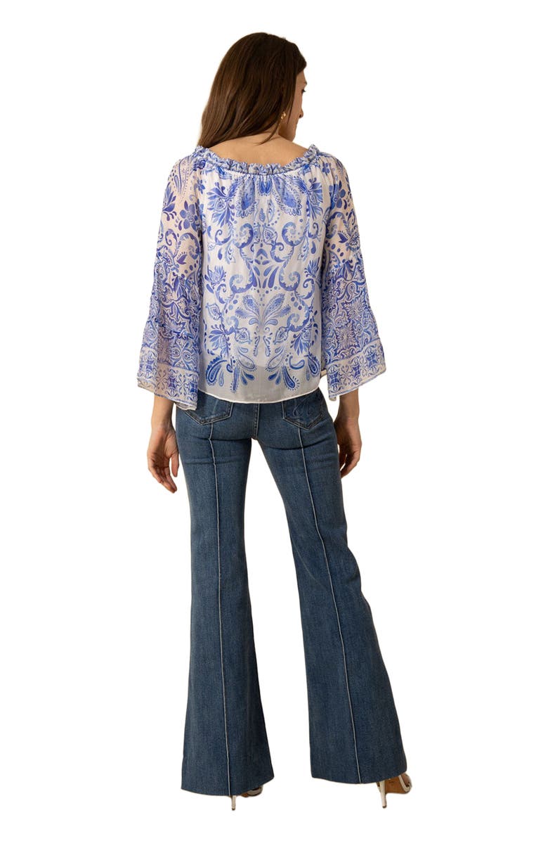 Hale Bob Myra Chiffon Top, Alternate, color, 