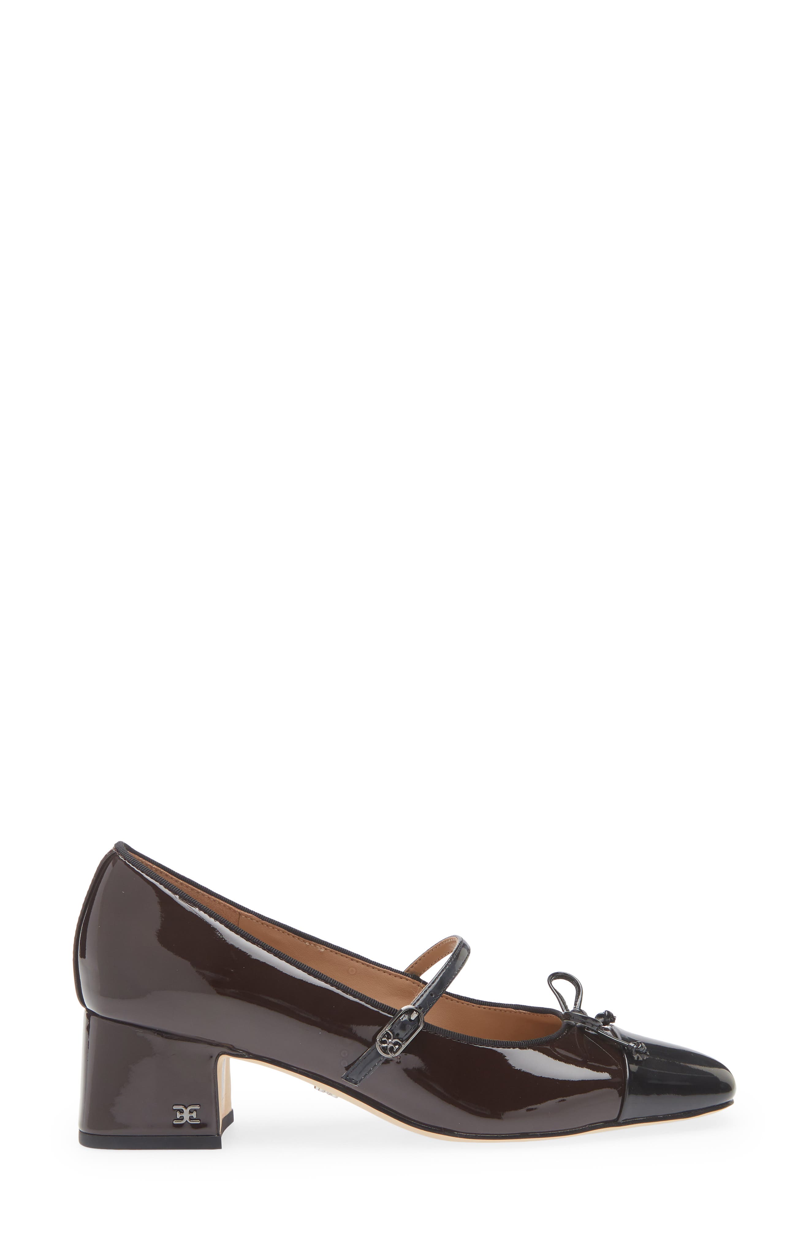 Sam Edelman Thora Mary Jane Pump, Alternate, color, Choco/ Black