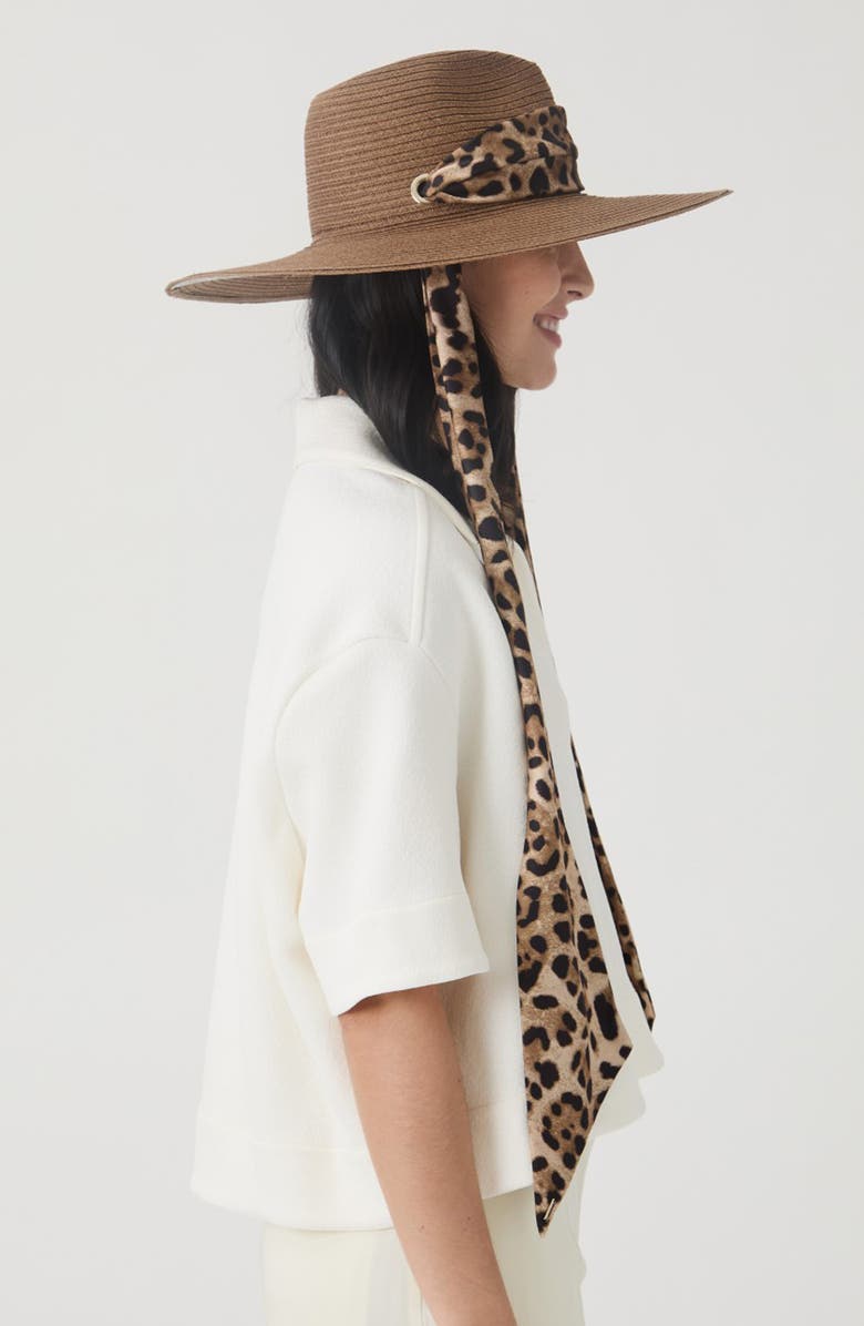 Eugenia Kim Cassidy Packable Straw Fedora, Alternate, color, 
