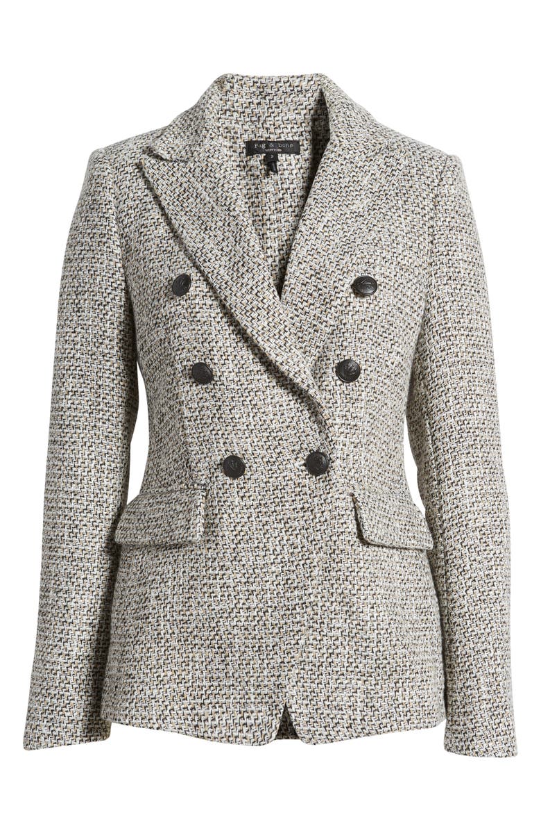 rag & bone Preston Tweed Blazer, Alternate, color, 