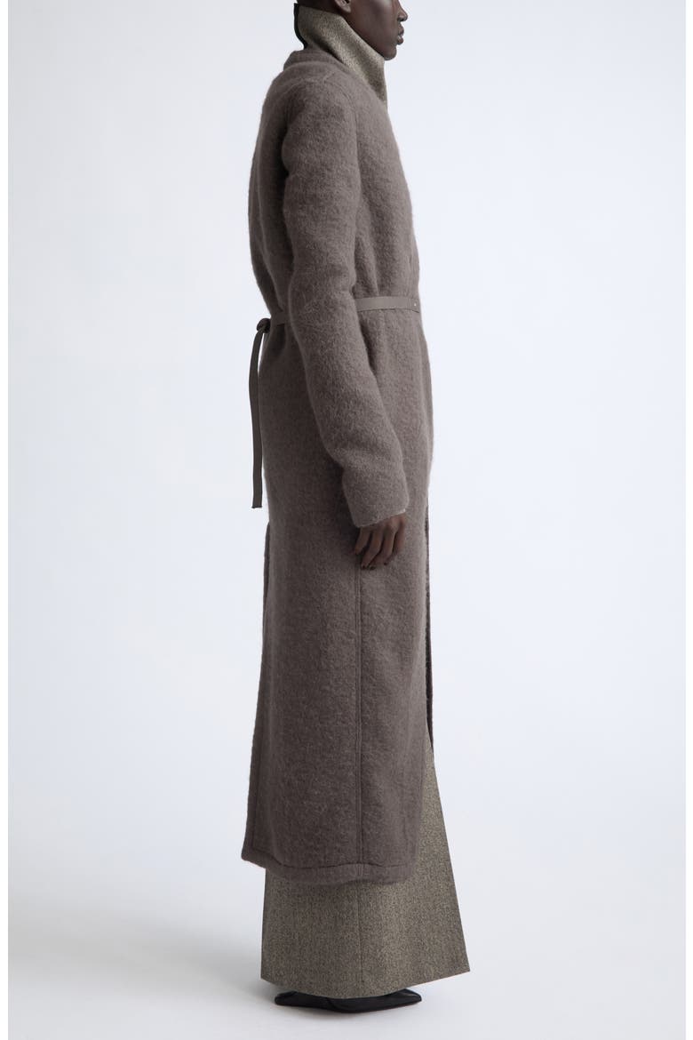 Lab Leather Coat, Alternate, color, DARK DUST