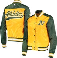 STARTER Women's Starter Gold Oakland Athletics The Legend Full-Snap Jacket