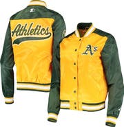 STARTER Women's Starter Gold Oakland Athletics The Legend Full-Snap Jacket