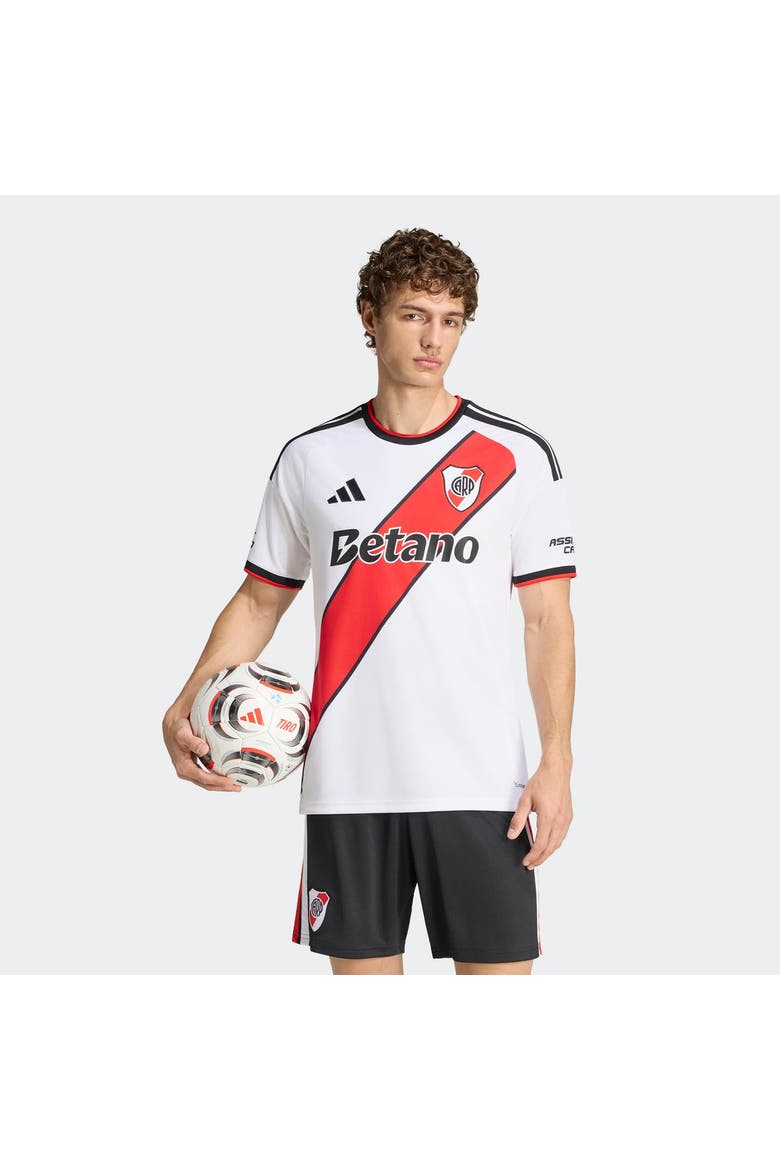 Men's adidas White Club Atlético River Plate 2026/27 Home Replica Jersey, Main, color, White