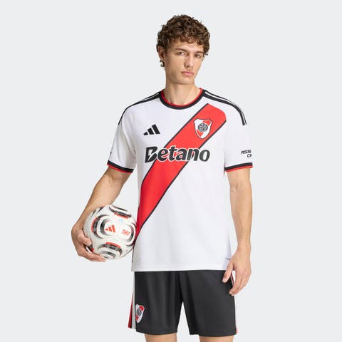 Men's adidas White Club Atlético River Plate 2026/27 Home Replica Jersey