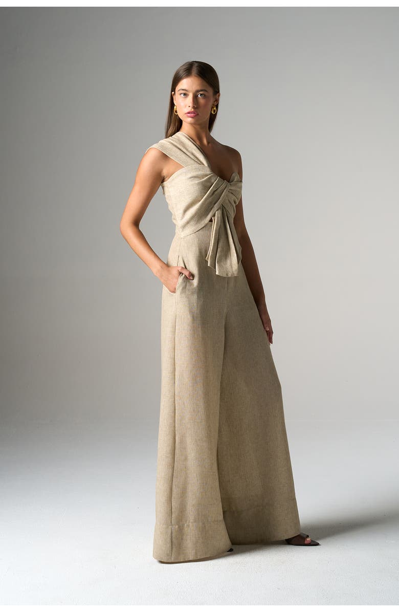 JBQ Eden Jumpsuit, Alternate, color, Parchment
