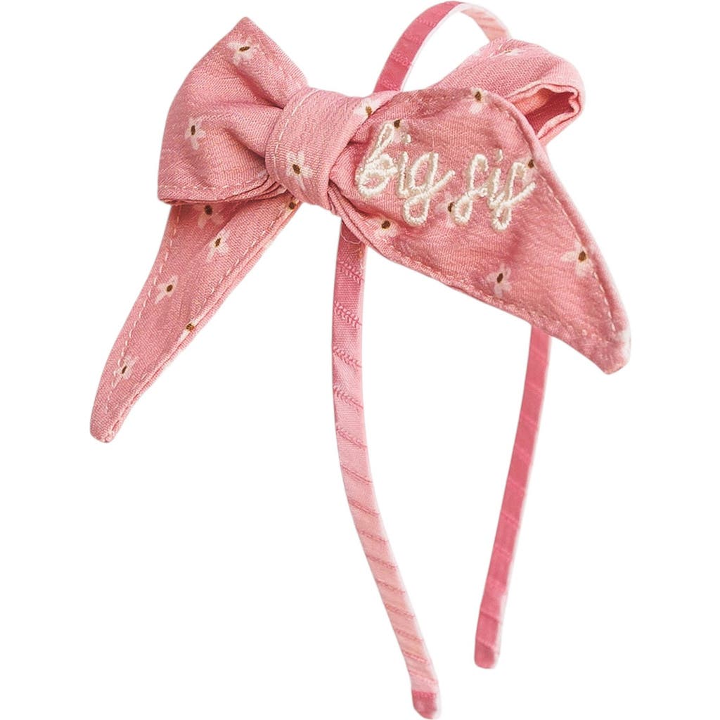 Sweet Wink Big Sis Bow Headband in Mauve  product
