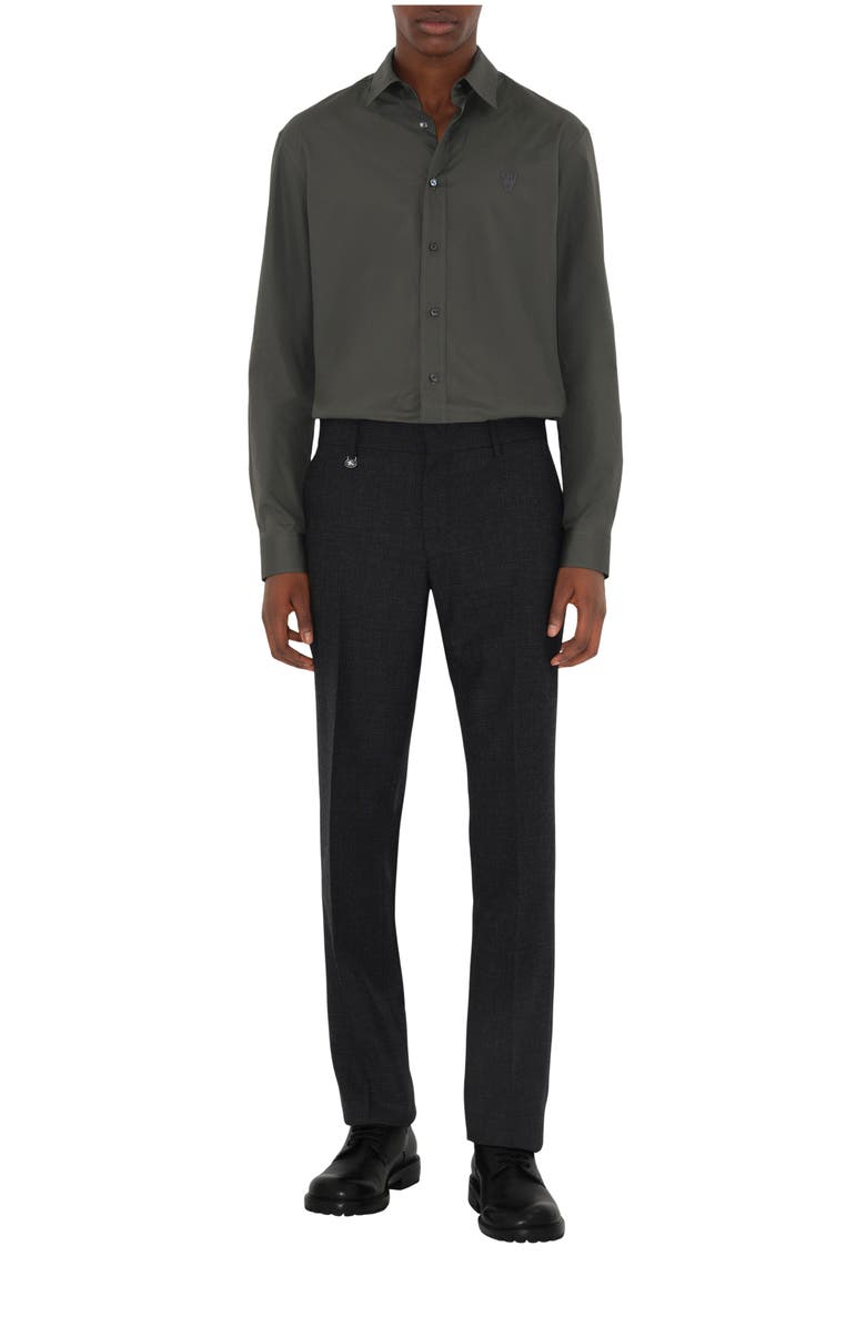 Burberry Wool Tailored Trousers, Main, color, 