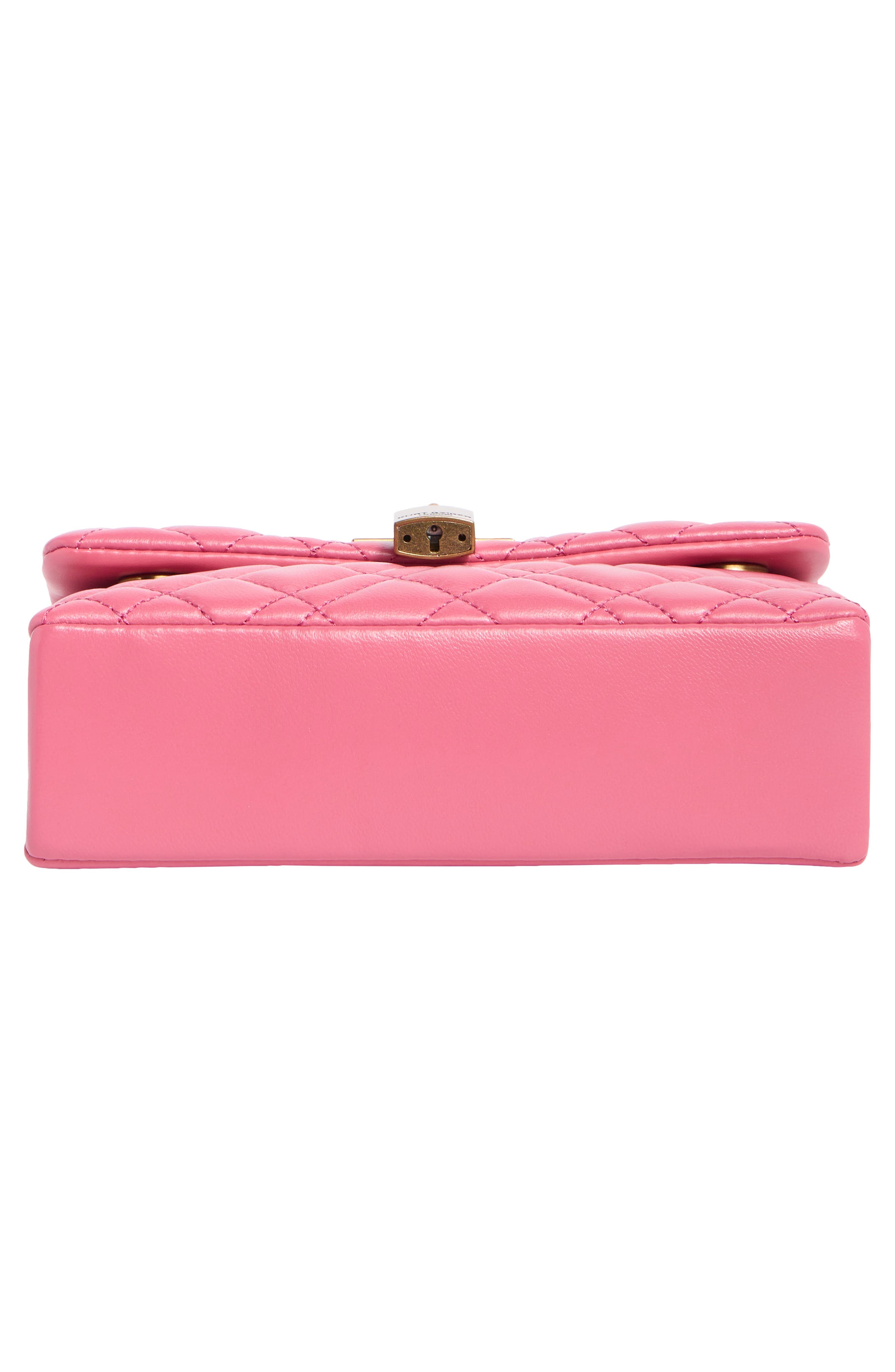 Kurt Geiger London Mini Brixton Quilted Leather Convertible Crossbody Bag, Alternate, color, 