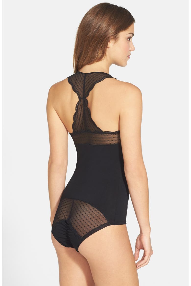 Intimates 'Scarlette' Bodysuit, Alternate, color, BLACK