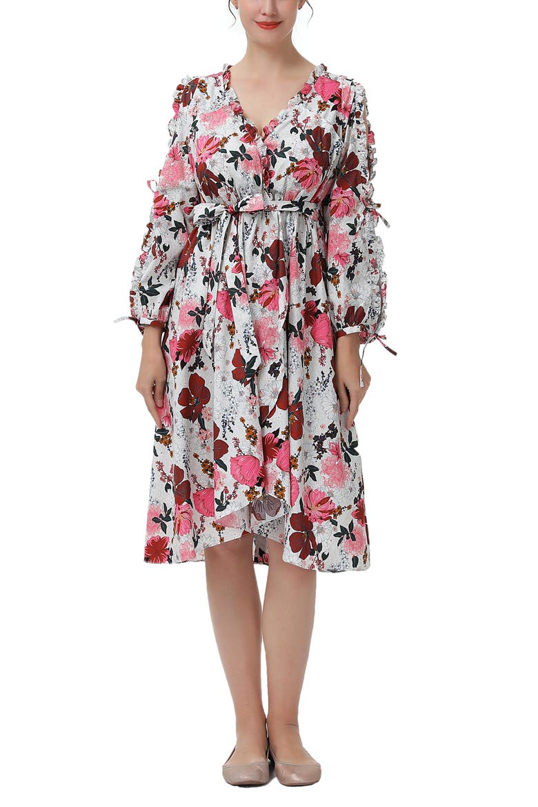 Akemi Maternity/Nursing Hospital Gown, Main, color, PINK FLORAL